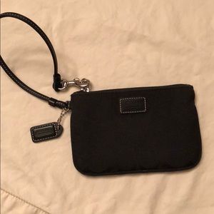 Black Coach wristlet